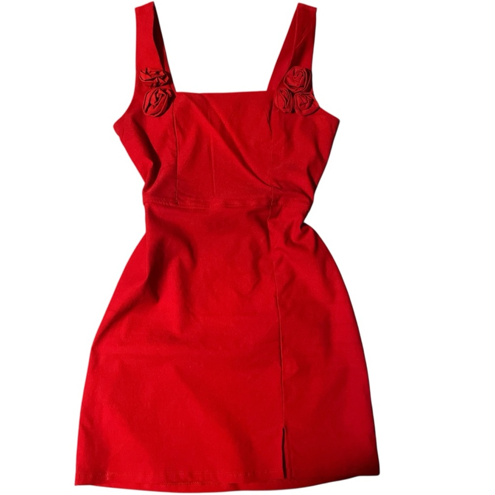 Francesca's Collections Red Sleeveless Mini Sundress